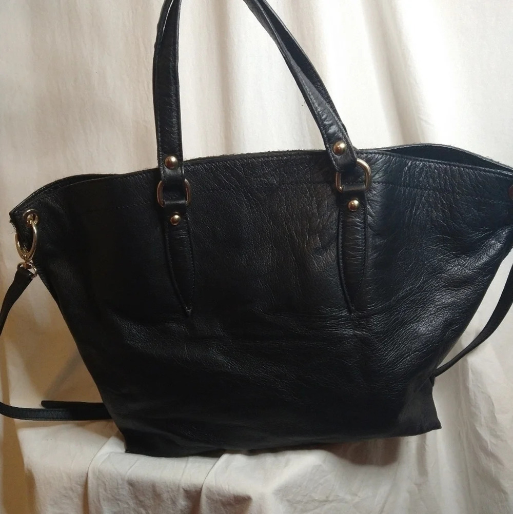 PULICATI Calve Hair/Leather Satchel NWOT 😍 - Picture 5 of 11